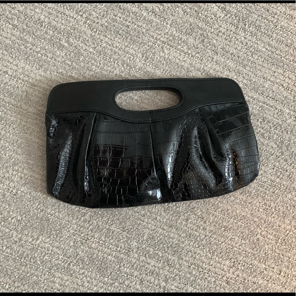 Black clutch purse